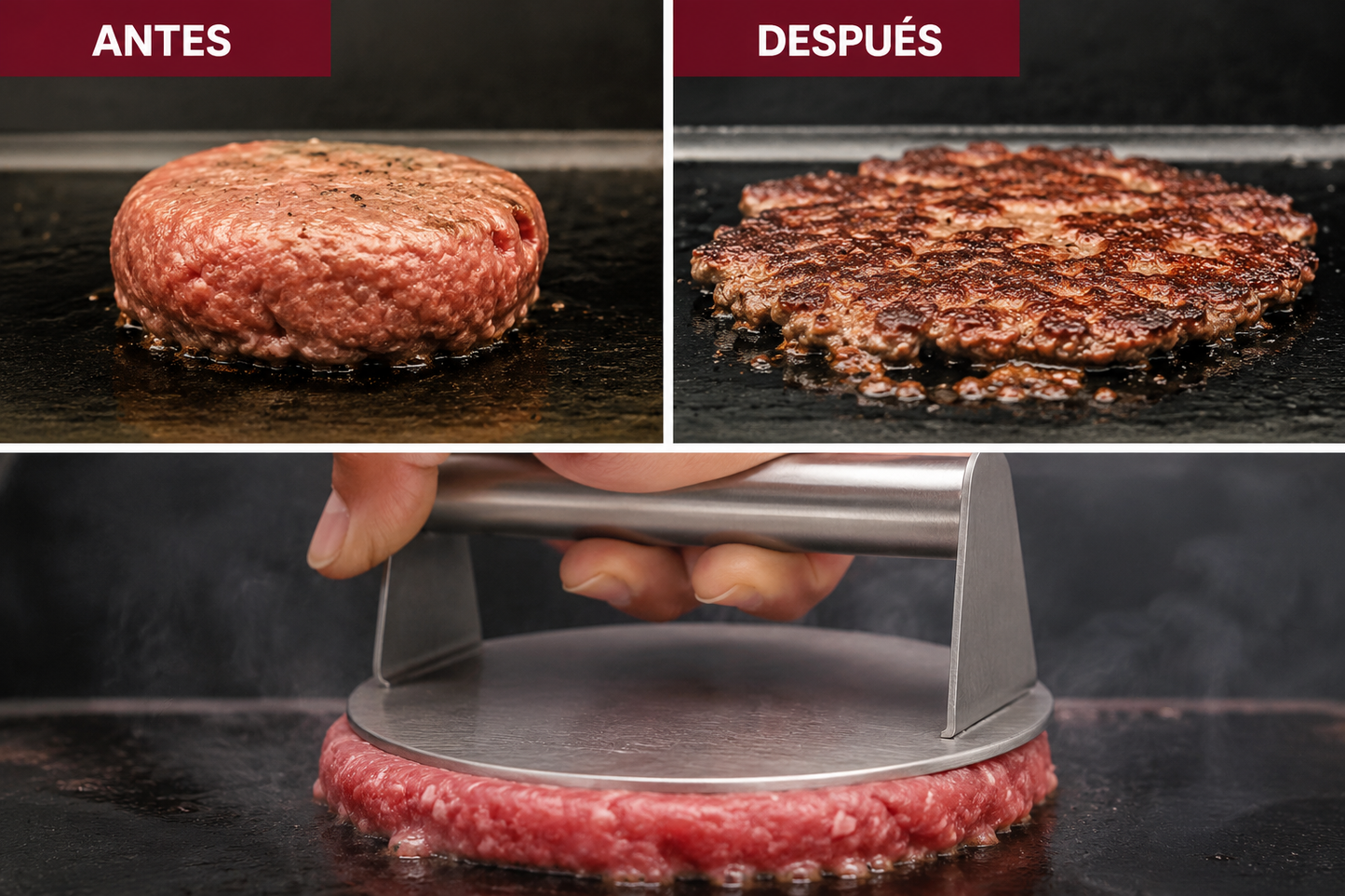 Prensa de Carne Acero Inoxidable
